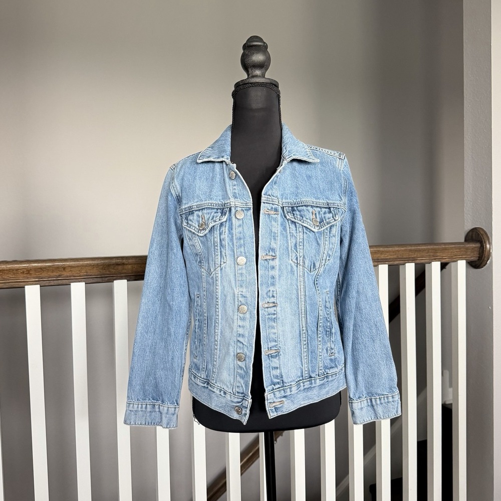 LUCKY BRAND Tomboy Trucker‎ Denim Jean Jacket Womens Small